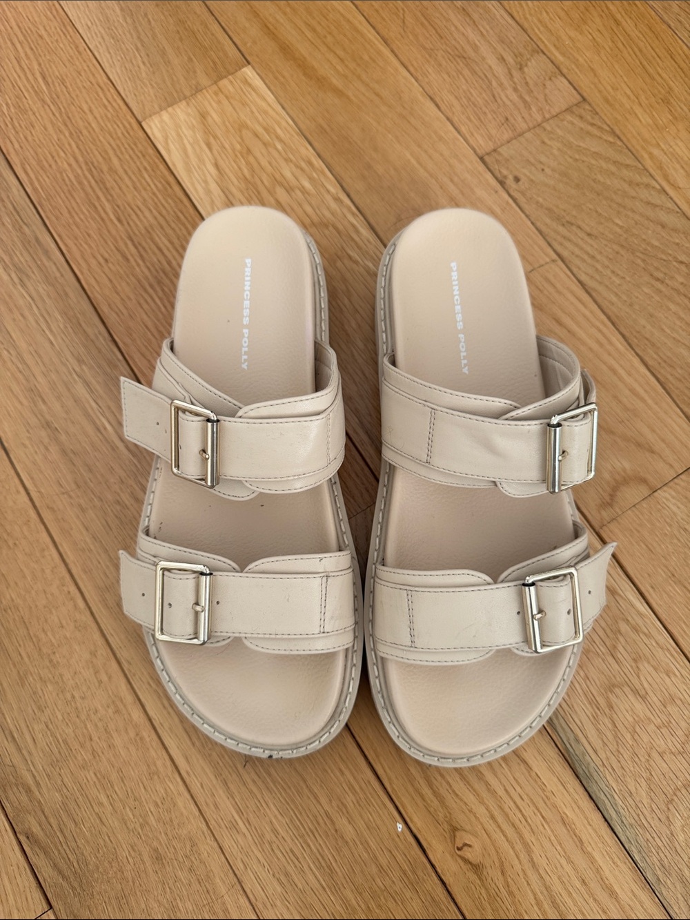 Princess Polly Beige Ma Belle Sandals